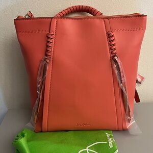 Sam Edelman Coral Leather Backpack